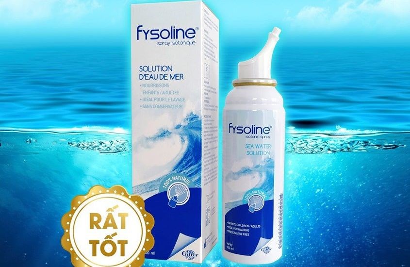 Xịt mũi vệ sinh mũi Fysoline isotonic spray 100 ml Xịt mũi vệ sinh mũi Fysoline isotonic spray 100 ml