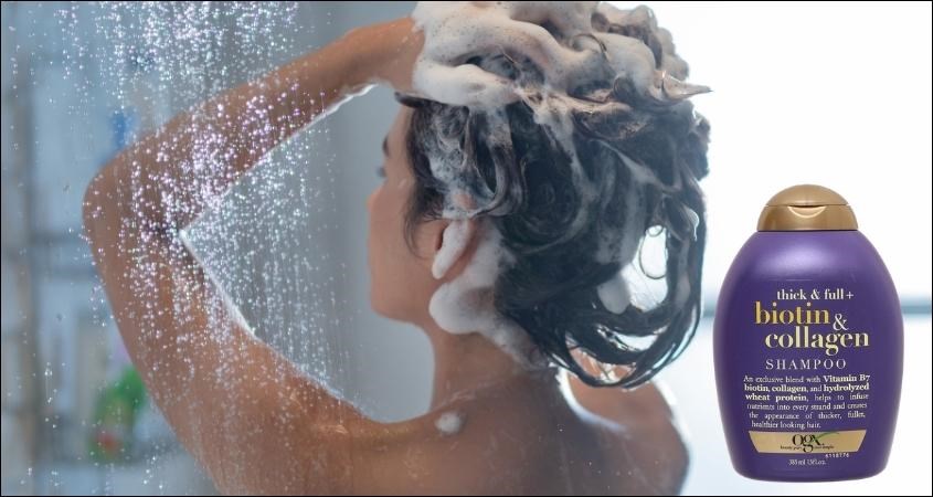 Dầu gội OGX Thick Full Biotin Collagen 385ml