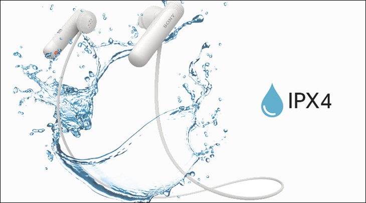 Tai nghe Bluetooth Sony WI-SP500 đạt chuẩn chống nước IPX4