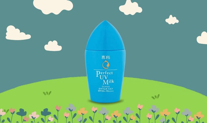 Kem chống nắng Senka Perfect UV Milk
