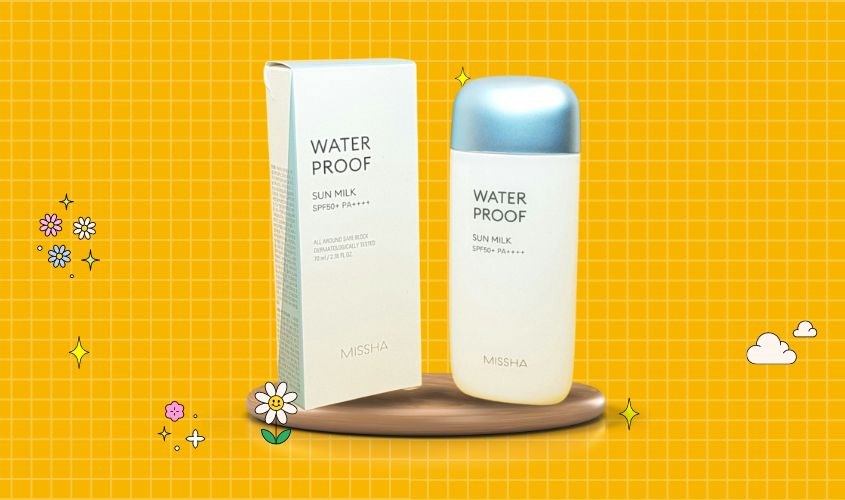 Kem chống nắng Missha Waterproof Sun Milk