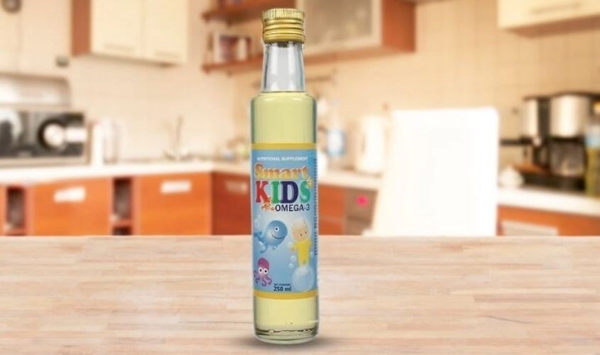 Dầu cá hồi Smart Kids Omega 3 ăn dặm cho bé chai 250 ml