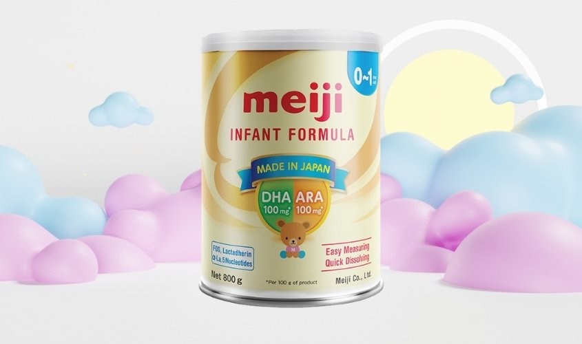 Sữa Meiji cho bé 0 - 12 tháng