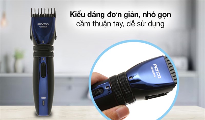 Tông đơ cắt tóc pin sạc Flyco FC5809VN