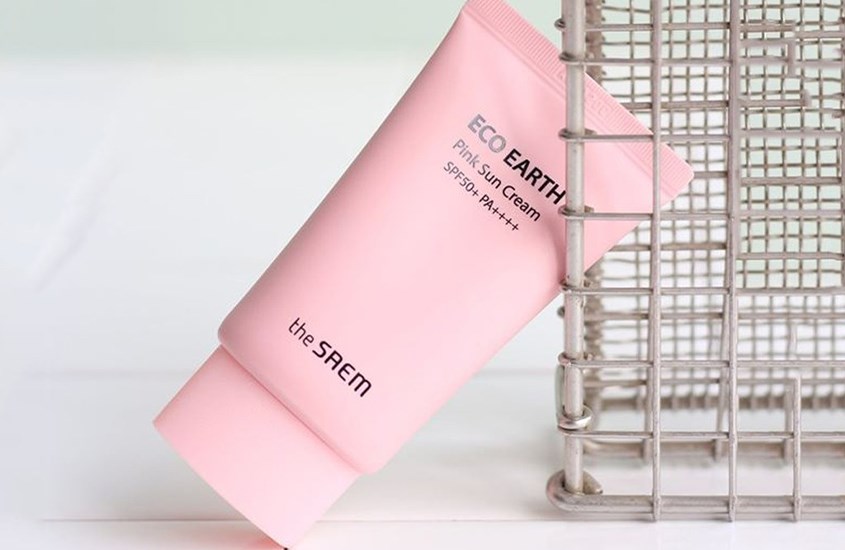 The Saem Eco Earth Power Pink Sun Cream