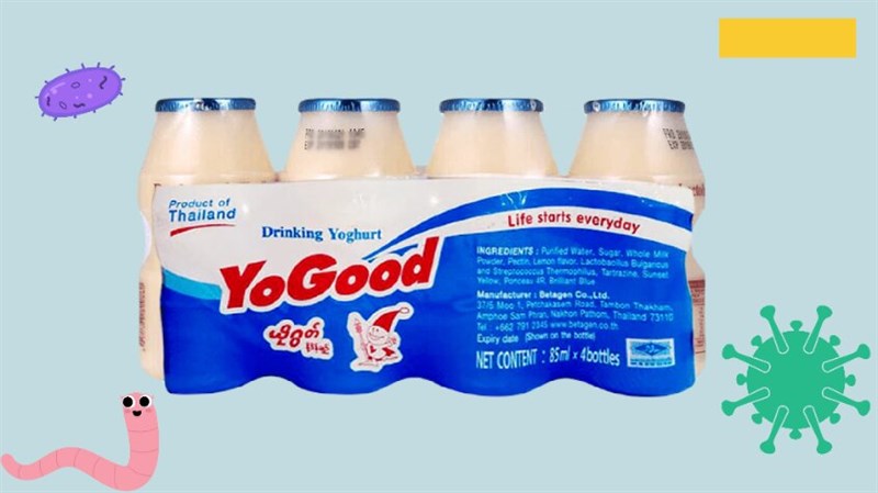 Sữa chua uống Yogood chứa nhiều lợi khuẩn