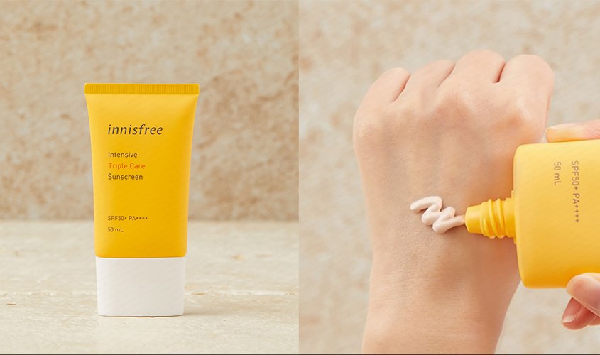 Kem chống nắng vật lý Innisfree Triple Care 