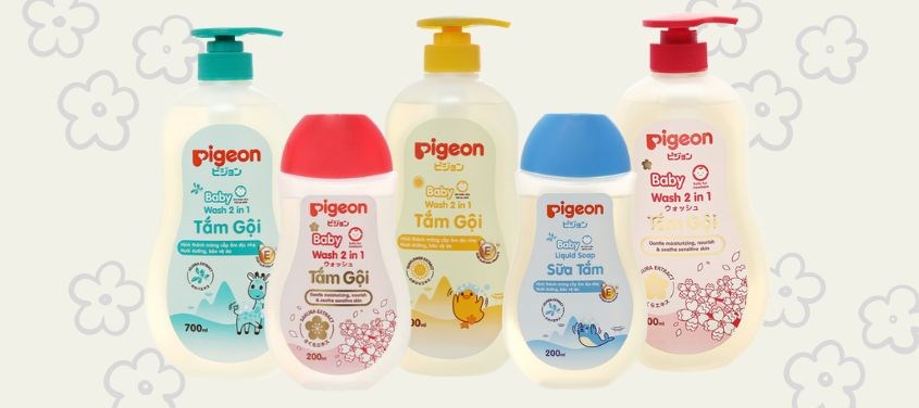 Sữa tắm gội Pigeon