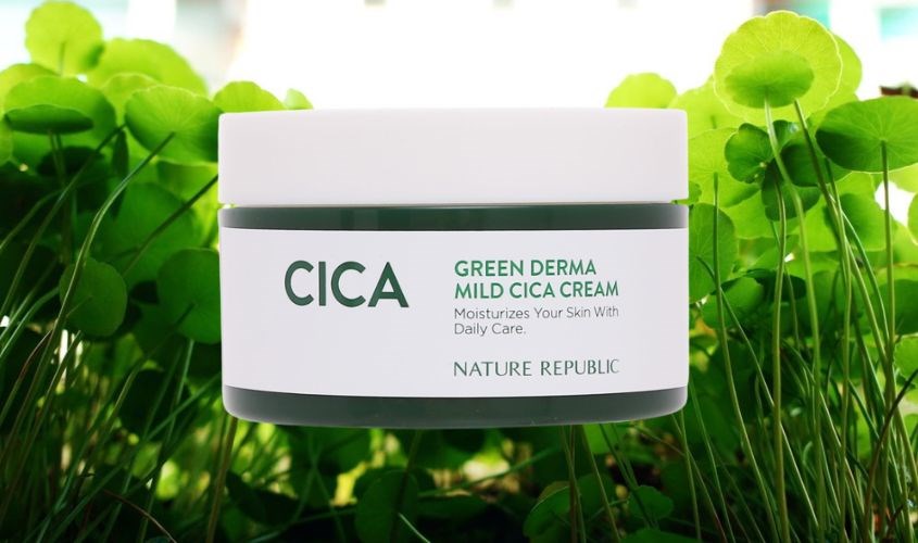 Kem dưỡng da chiết xuất rau má và keo ong Nature Republic Green Derma 190ml