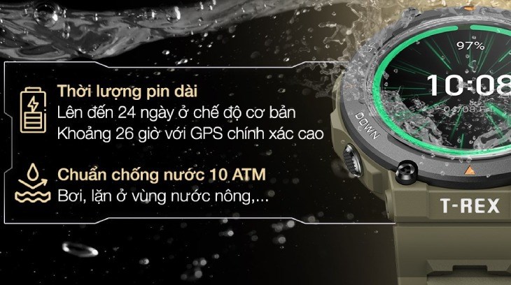 Đồng hồ thông minh Amazfit T-Rex 2 47.1mm