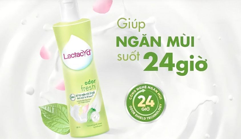 Dung dịch vệ sinh phụ nữ Lactacyd Odor Fresh hương tươi mát 250 ml