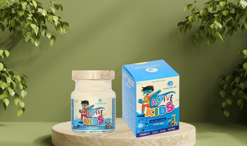Nước yến sào Thiên Vân Yến Active Kids 70 ml (từ 1 tuổi)
