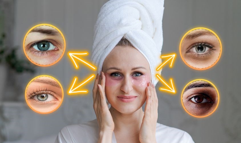 Các dạng quầng thâm mắt