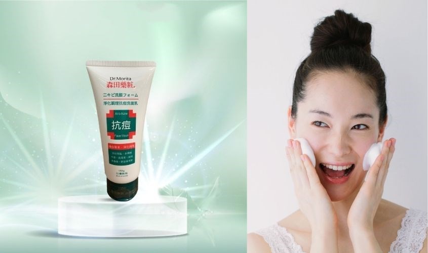 Sữa rửa mặt ngừa mụn Dr. Morita Anti-Acne Face Wash 150g