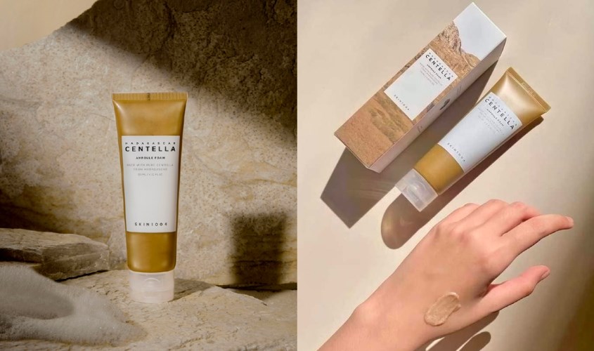 Sữa rửa mặt chiết xuất Rau Má Skin1004 Madagascar Centella Ampoule Foam 125 ml