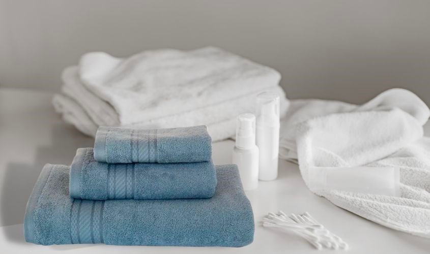 Khăn mặt cotton lapyarn Mollis FM8V 34x78 cm - Xám 76