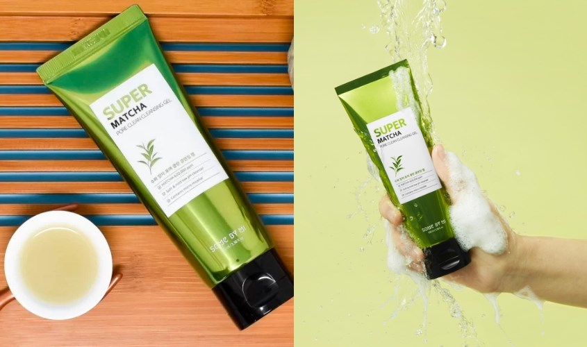 Gel rửa mặt hỗ trợ cải thiện lỗ chân lông Some By Mi Super Matcha 100 ml