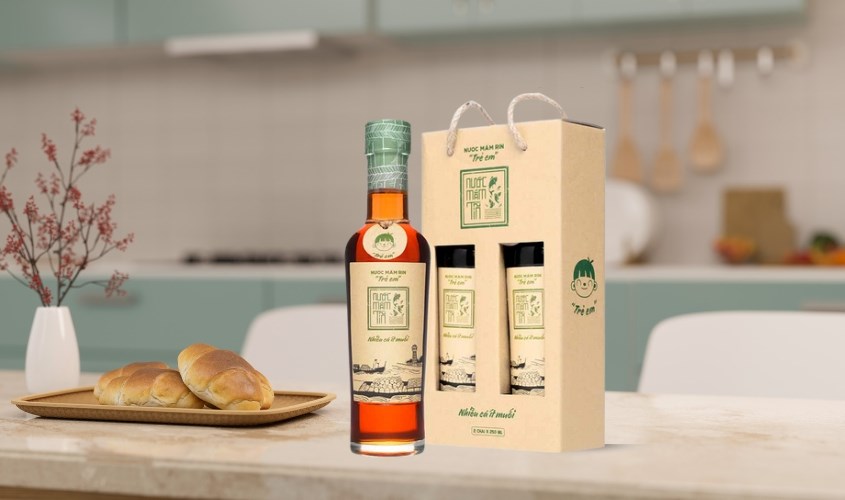 Nước mắm Tĩn ăn dặm cho bé 42°N chai 250 ml (từ 6 tháng)