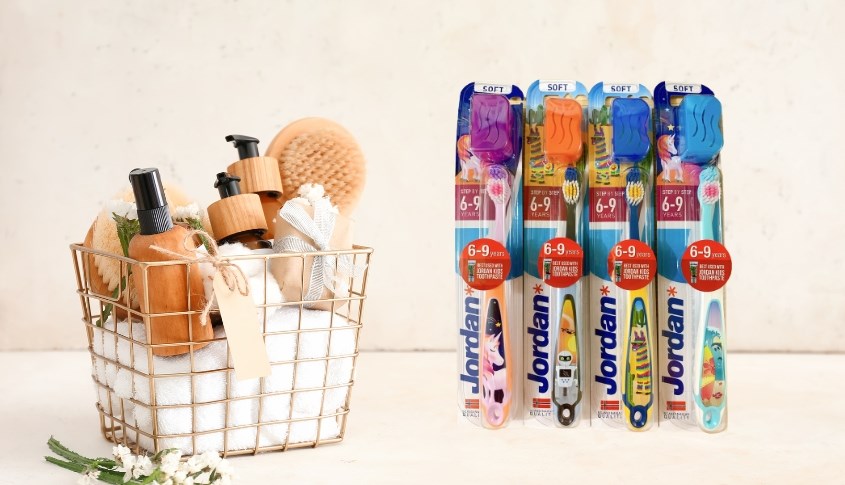 Bàn chải cho bé Jordan Step 3 lông mềm (6 - 9 tuổi)