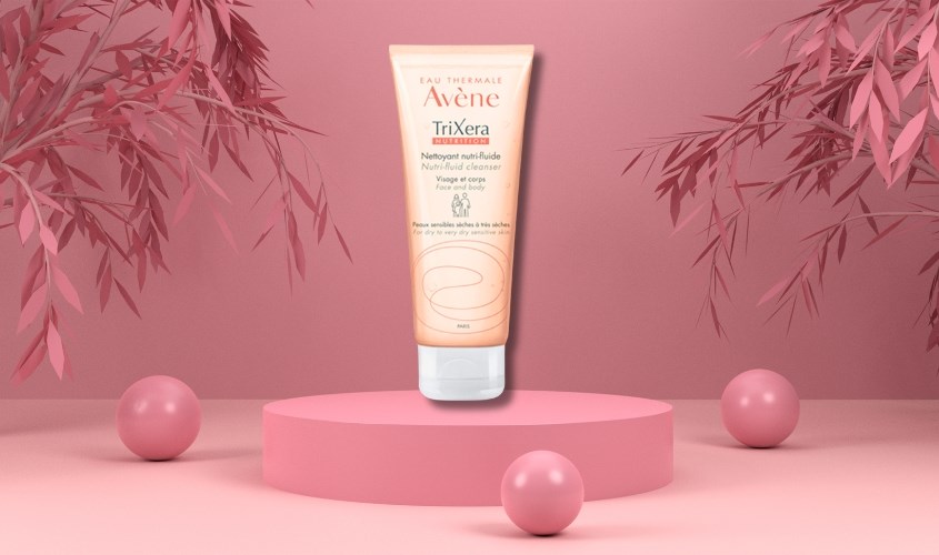 Gel rửa mặt Avène Trixera Nutrition Cleansing Gel