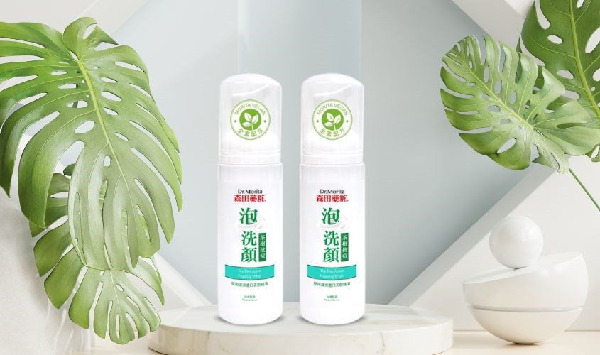 Bọt rửa mặt chiết xuất tràm trà dành cho da dầu nhạy cảm Dr. Morita 145 ml