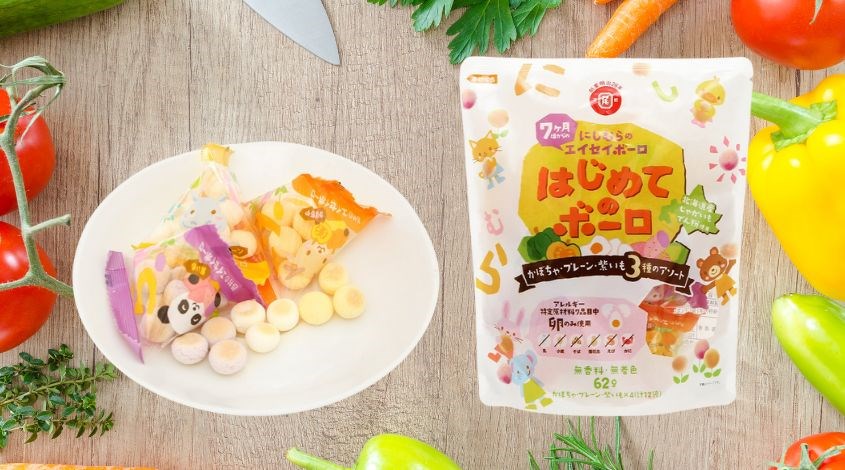 Bánh ăn dặm Boro rau củ có đầy đủ chất dinh dưỡng cần thiết giúp các mẹ tiết kiệm thời gian chế biến đồ ăn