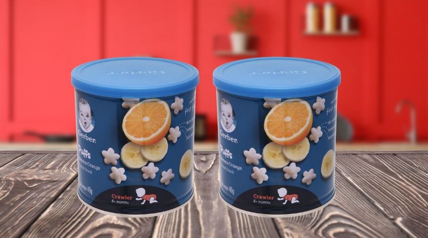 Bánh ăn dặm Gerber có hình ngôi sao dễ thu hút các bé