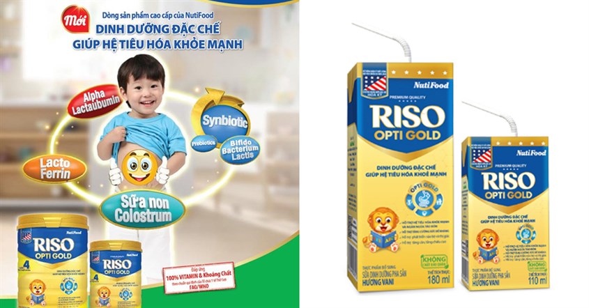 Sữa pha sẵn Riso OPTI GOLD Sữa pha sẵn Riso OPTI GOLD