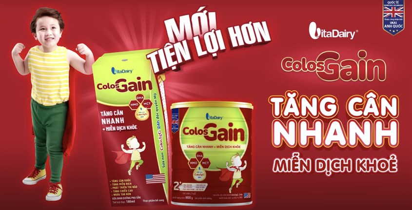 Lốc 4 hộp sữa pha sẵn Colos Gain hương vani 180 ml (từ 1 tuổi) Lốc 4 hộp sữa pha sẵn Colos Gain hương vani 180 ml (từ 1 tuổi)