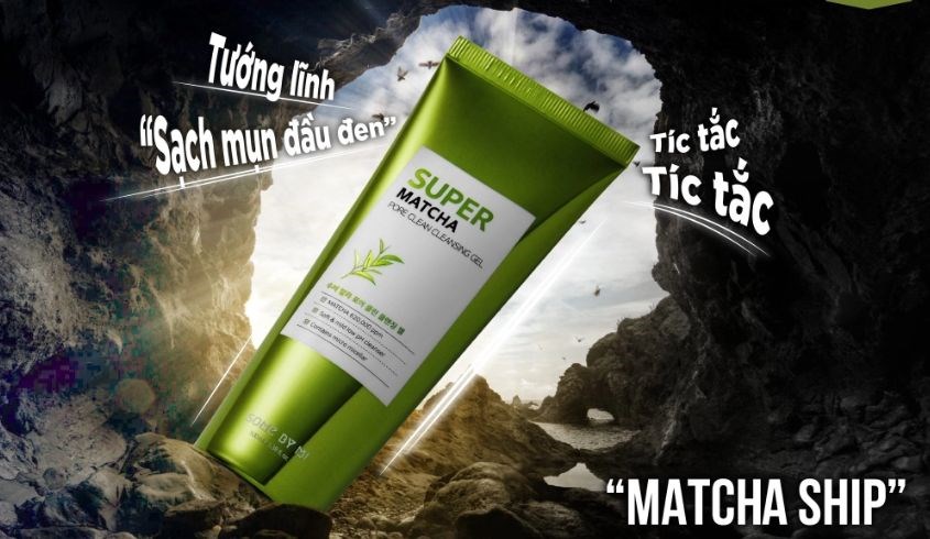 Gel rửa mặt hỗ trợ cải thiện lỗ chân lông Some By Mi Super Matcha 100 ml