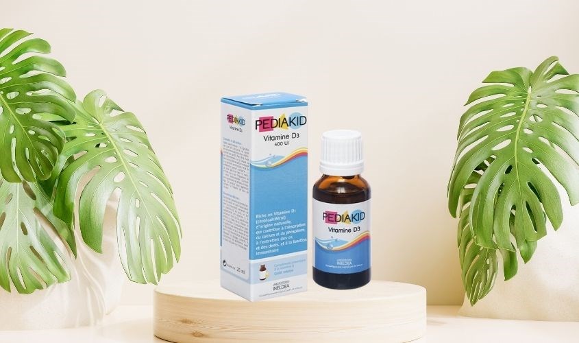 Siro Pediakid Vitamin D3 phát triển xương và răng 20 ml (từ 0 tháng)