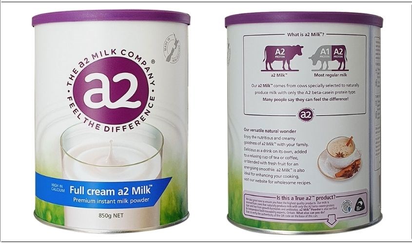 sữa bột nguyên kem A2