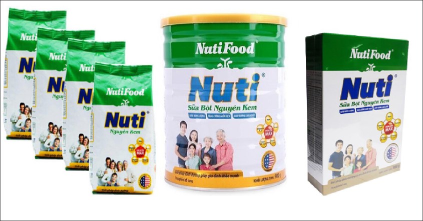 Sữa bột nguyên kem của Nutifood