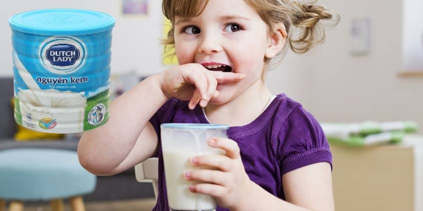 Sữa Dutch Lady nguyên kem 