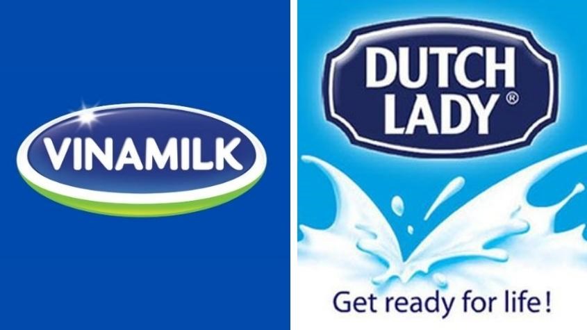 Sữa Vinamilk và sữa Dutch Lady