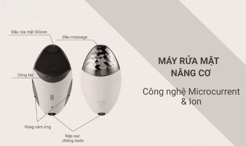 Máy rửa mặt và nâng cơ mặt Lifetrons CMD-100 Máy rửa mặt và nâng cơ mặt Lifetrons CMD-100