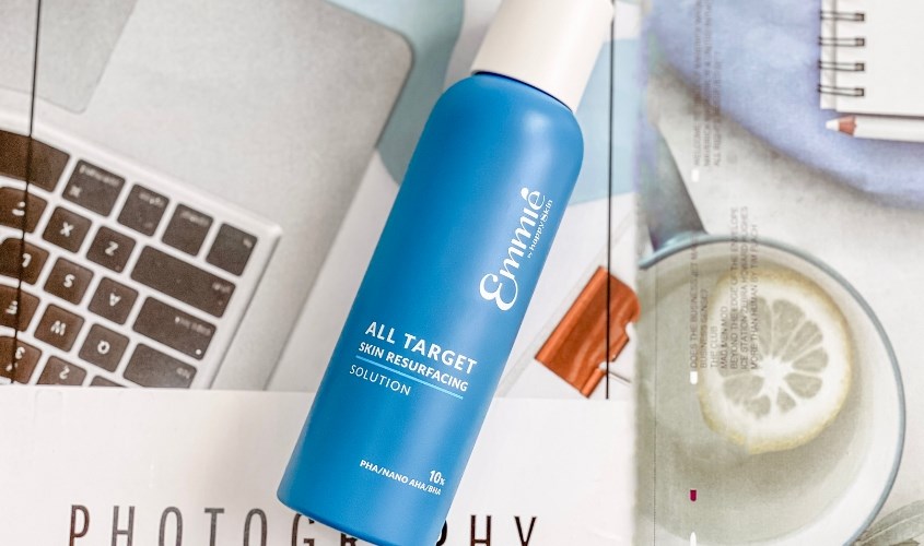 Dung dịch tẩy tế bào chết và cân bằng da mặt Emmié All Target 10% PHA/NANO AHA/BHA 160 ml Dung dịch tẩy tế bào chết và cân bằng da mặt Emmié All Target 10% PHA/NANO AHA/BHA 160 ml