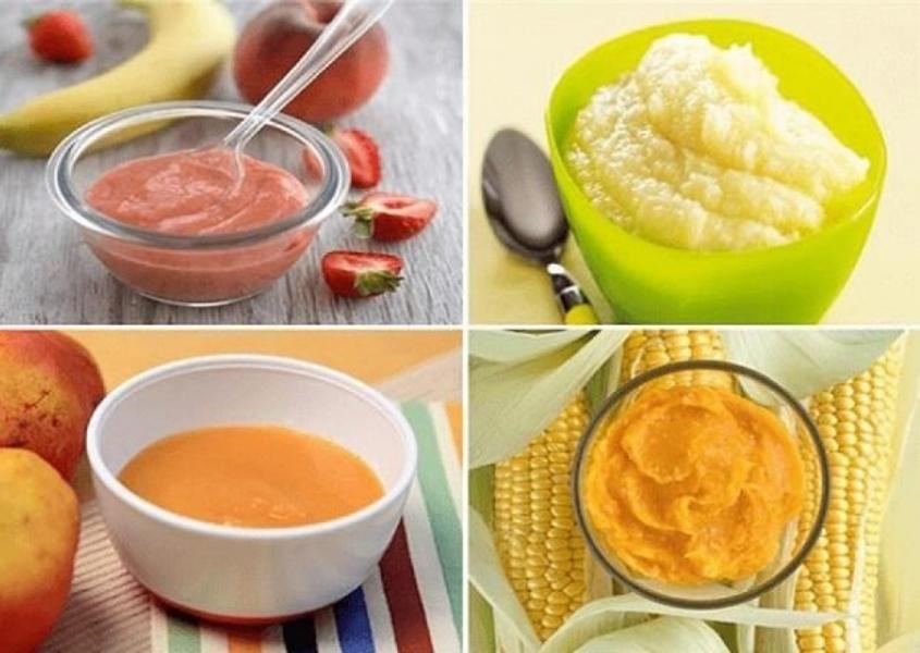 Một số loại thức ăn dặm lỏng và đặc Một số loại thức ăn dặm lỏng và đặc