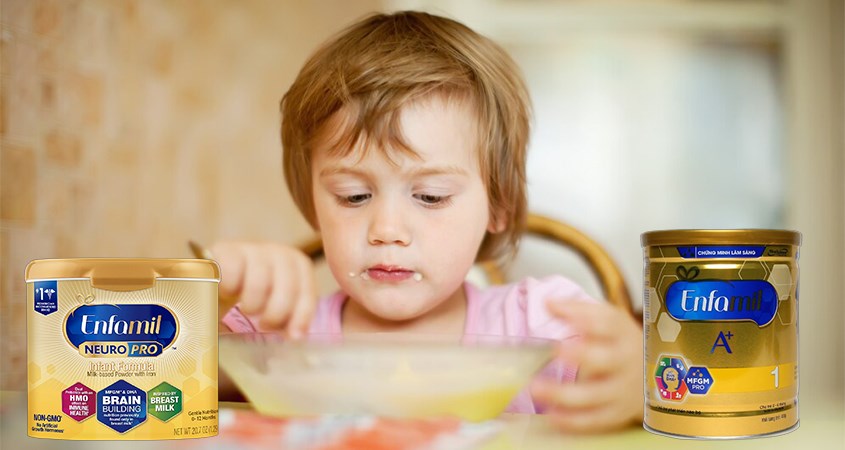 So sánh sữa Enfamil NeuroPro và Enfamil A+