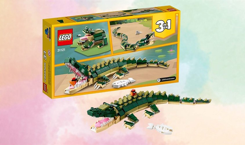 Đồ chơi lắp ráp mô hình cá sấu Lego Creator 31121 (454 chi tiết)