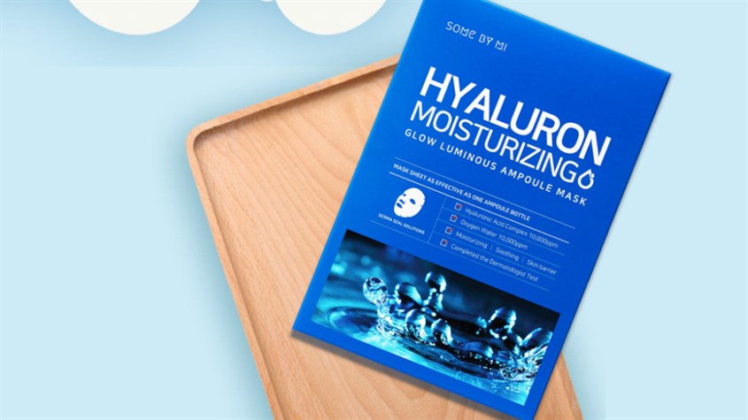 Mặt nạ giấy Hyaluronic Acid cấp ẩm và làm dịu da Some By Mi