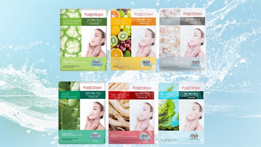 Mặt nạ giấy tinh chất Nha đam làm trắng và săn chắc da Purederm 23g