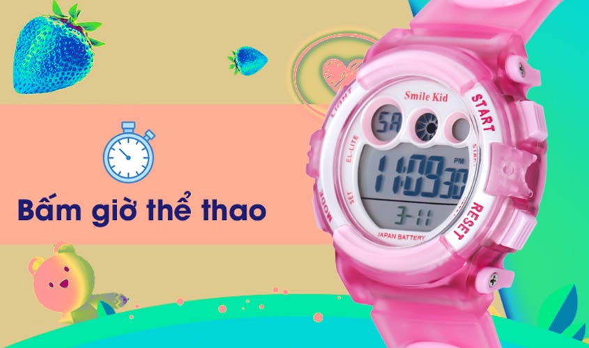 Đồng hồ trẻ em Smile Kid 37 mm chống nước SL023-01