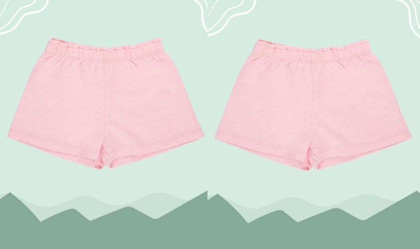 Quần short bé gái Lullaby NH319M màu hồng nhạt