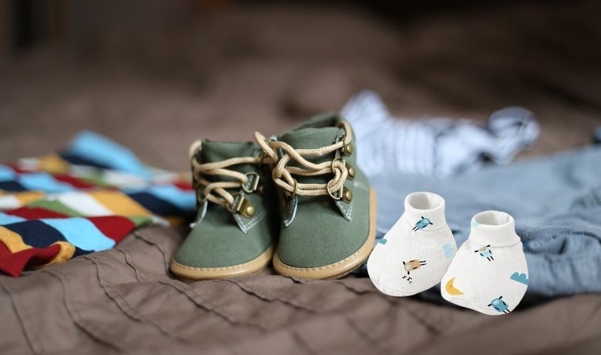  Bao chân có cổ Lullaby NH661P - Trắng cừu