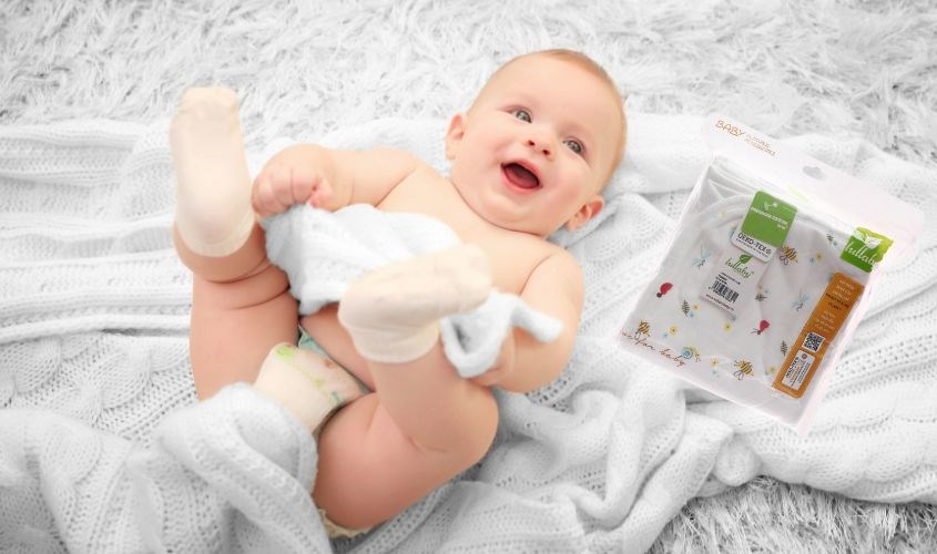 Chăn ủ cotton Lullaby NH680P - Màu trắng