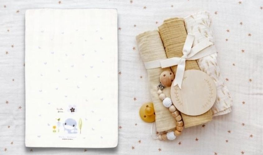 Khăn xô cotton Kuku KU2384 32x48 cm - Màu ngẫu nhiên