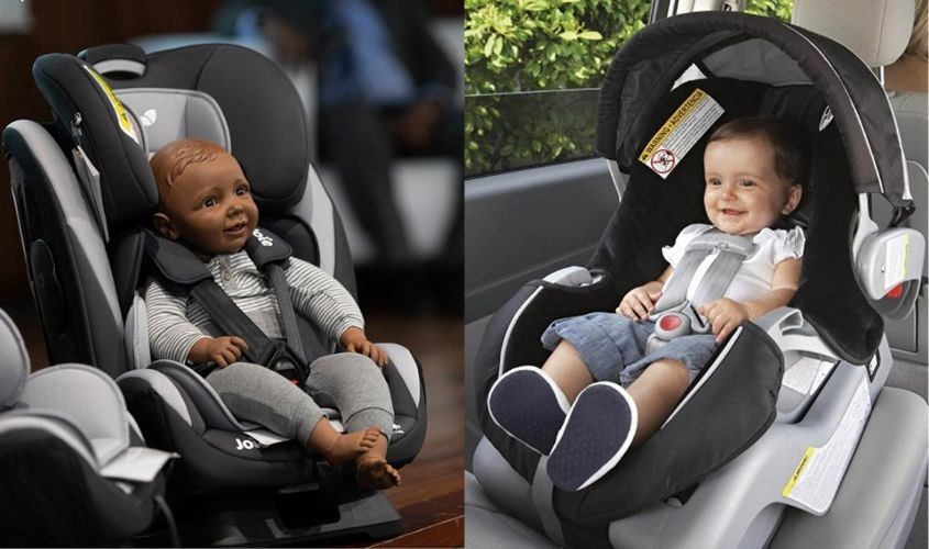 Thiết kế ghế ngồi ô tô theo các dạng dành cho từng độ tuổi của bé