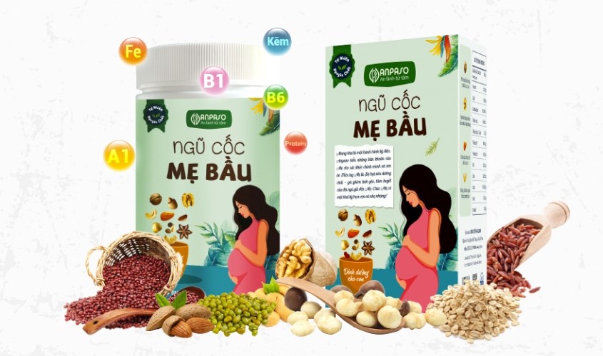 Ngũ cốc mẹ bầu Anpaso hũ 500g