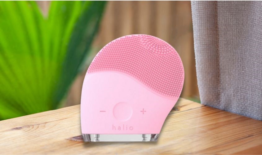Máy rửa mặt và massage Halio Baby Pink